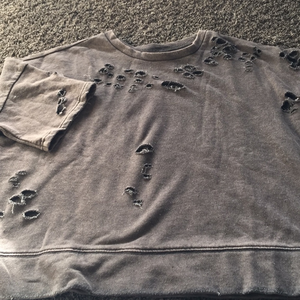 Forever 21 distresses sweatshirt